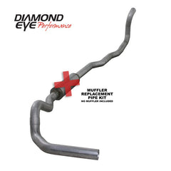 DEP Turbo Back Exhaust Kit AL - Black Patch Performance - DIAMK4211ARP
