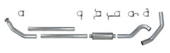 DEP Turbo Back Exhaust Kit AL - Black Patch Performance - DIAMK4212A
