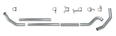 DEP Turbo Back Exhaust Kit AL - Black Patch Performance - DIAMK4212ARP