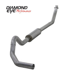 DEP Turbo Back Exhaust Kit AL - Black Patch Performance - DIAMK4212ARP