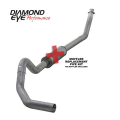 DEP Turbo Back Exhaust Kit AL - Black Patch Performance - DIAMK4212ARP