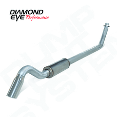 DEP Turbo Back Exhaust Kit AL - Black Patch Performance - DIAMK4212ATDRP
