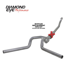 DEP Turbo Back Exhaust Kit AL - Black Patch Performance - DIAMK4214ARP