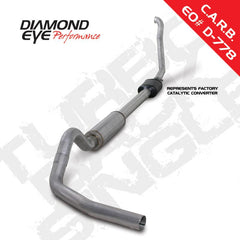 DEP Catback Exhaust Kit AL - Black Patch Performance - DIAMK4306A