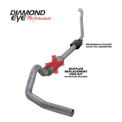 DEP Turbo Back Exhaust Kit AL - Black Patch Performance - DIAMK4306ARP