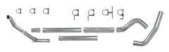 DEP Turbo Back Exhaust Kit AL - Black Patch Performance - DIAMK4306ARP