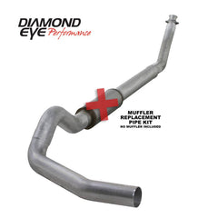 DEP Turbo Back Exhaust Kit AL - Black Patch Performance - DIAMK5216ARP