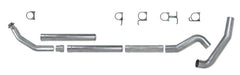 DEP Turbo Back Exhaust Kit AL - Black Patch Performance - DIAMK5216ARP