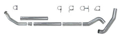 DEP Turbo Back Exhaust Kit AL - Black Patch Performance - DIAMK5216ARP