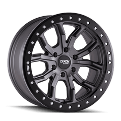 17x9 DIRTY LIFE DT - 2 5x5 Offset ( - 12) Center Bore (78.1) Style #9304 | 9304 - 7973MGT12 - Black Patch Performance - DIRT93047973MGT12