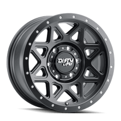 20x9 DIRTY LIFE THEORY 5x5 Offset (0) Center Bore (78.1) Style #9305 | 9305 - 2973MB - Black Patch Performance - DIRT93052973MB