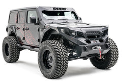 18-21 Jeep Wrangler Bumper - Front - Black Patch Performance - FABFGR46061