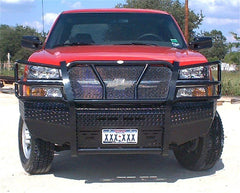 03-07 Chevrolet 1500 Frontier Truck Gear Original Series Gloss Black Front Bumper - 300203009 - Black Patch Performance - FRON300203009