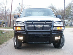 03-07 Chevrolet 1500 Frontier Truck Gear Original Series Gloss Black Front Bumper - 300203009 - Black Patch Performance - FRON300203009