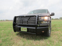 15-17 Ford F150 Frontier Truck Gear Original Series Gloss Black Front Bumper - 300515009 - Black Patch Performance - FRON300515009
