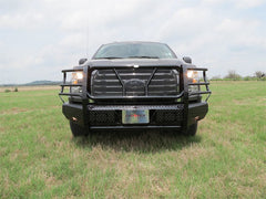 15-17 Ford F150 Frontier Truck Gear Original Series Gloss Black Front Bumper - 300515009 - Black Patch Performance - FRON300515009