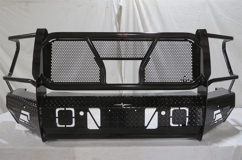 24-26 Ford F150 Frontier Truck Gear Original Series Gloss Black Front Bumper - 300524009 - Black Patch Performance - FRON300524009