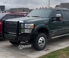 11-16 Ford F250/F350 Trail FX Front Diamond Plate Bumper - Made in the USA - Black Patch Performance - FX3000A