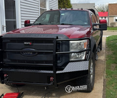 11-16 Ford F250/F350 Trail FX Front Diamond Plate Bumper - Made in the USA - Black Patch Performance - FX3000A