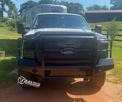 11-16 Ford F250/F350 Trail FX Front Diamond Plate Bumper - Made in the USA - Black Patch Performance - FX3000A