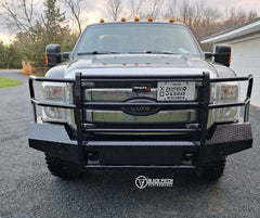 11-16 Ford F250/F350 Trail FX Front Diamond Plate Bumper - Made in the USA - Black Patch Performance - FX3000A