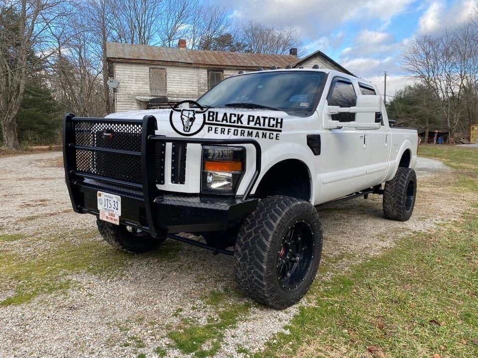 08-10 Ford F250/F350 Trail FX Front Diamond Plate Bumper - Made in the USA - Black Patch Performance - FX3001A