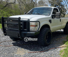 [Scratch & Dent] 08-10 Ford F250/F350 Trail FX Front Diamond Plate Bumper - Made in the USA - Black Patch Performance - FX3001A-SAND