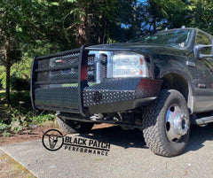 [Scratch & Dent] 05-07 Ford F250/F350 Trail FX Front Diamond Plate Bumper - Black Patch Performance - FX3002A-SAND