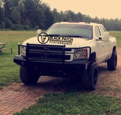 11-14 Chevrolet 2500/3500 Trail FX Front Diamond Plate Bumper - Made in the USA - Black Patch Performance - FX3004A