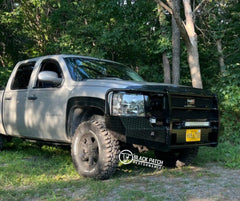07-13 Chevrolet 1500 Trail FX Front Diamond Plate Bumper - Made in the USA - Black Patch Performance - FX3007A