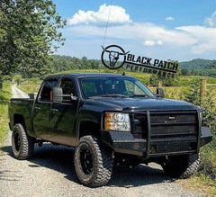 [Scratch & Dent] 07-13 Chevrolet 1500 Trail FX Front Diamond Plate Bumper - Black Patch Performance - FX3007A-SAND
