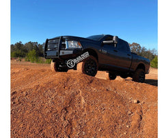 [Scratch & Dent] 10-18 Ram 2500/3500 Trail FX Front Diamond Plate Bumper - Black Patch Performance - FX3008A-SAND