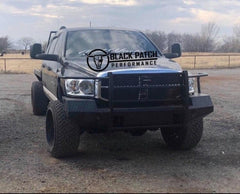 [Scratch & Dent] 06-09 Dodge Ram 2500/3500 Trail FX Front Diamond Plate Bumper - Black Patch Performance - FX3009A-SAND