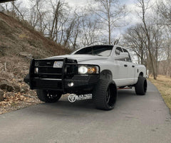 03-05 Dodge Ram 2500/3500 Trail FX Front Diamond Plate Bumper - Made in the USA - Black Patch Performance - FX3010A