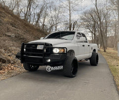 [Scratch & Dent] 03-05 Dodge Ram 2500/3500 Trail FX Front Diamond Plate Bumper - Black Patch Performance - FX3010A-SAND