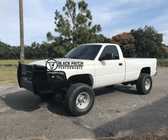 [Scratch & Dent] 94-02 Dodge Ram 2500/3500 Trail FX Front Diamond Plate Bumper - Black Patch Performance - FX3011A-SAND