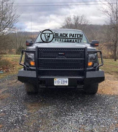 09-14 Ford F150 Trail FX Front Diamond Plate Bumper - Made in the USA - Black Patch Performance - FX3013A