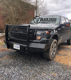 09-14 Ford F150 Trail FX Front Diamond Plate Bumper - Made in the USA - Black Patch Performance - FX3013A