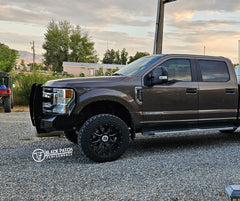 17-22 Ford F250/F350 Trail FX Front Diamond Plate Bumper - Made in the USA - Black Patch Performance - FX3023A