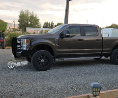 17-22 Ford F250/F350 Trail FX Front Diamond Plate Bumper - Made in the USA - Black Patch Performance - FX3023A