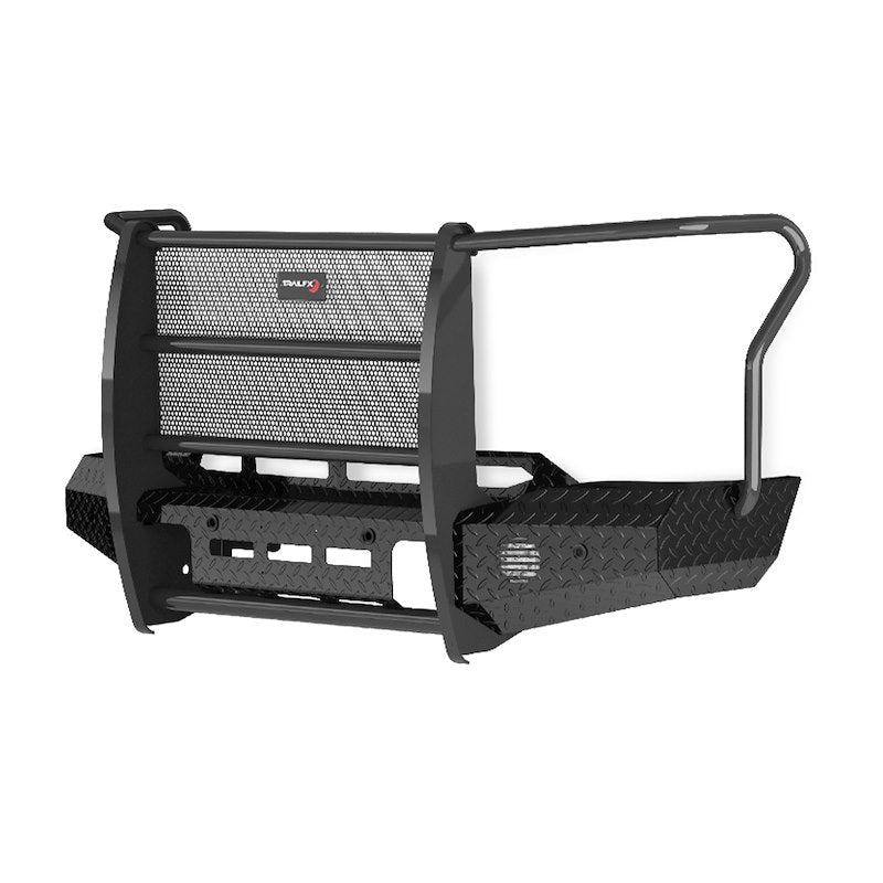 [Scratch & Dent] 20-23 Chevy 2500/3500 Trail FX Front Diamond Plate Bumper - Made in the USA - Black Patch Performance - FX3029A-SAND