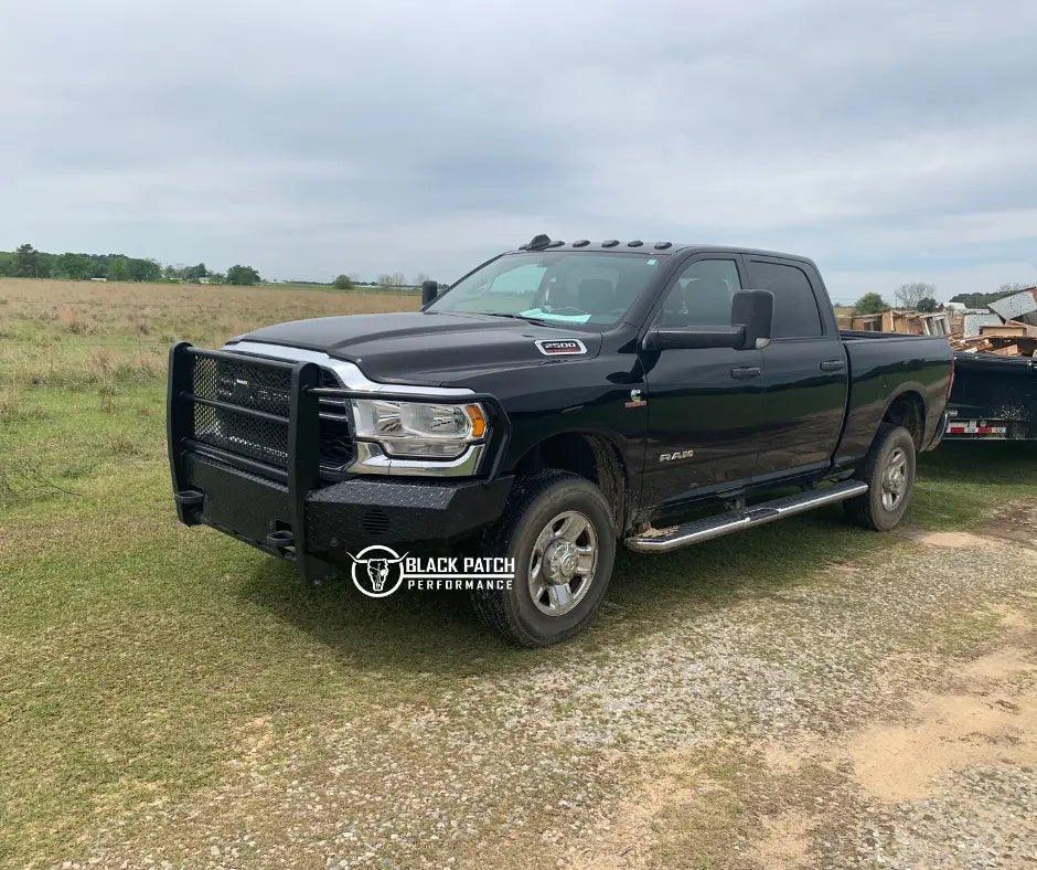 thumbnail image 2 of Speed Daddy Black Front Lower Bumper Grille For 2019-2024 Ram 2500 3500 W/ Tow Hooks 2 of 4