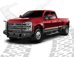 23-26 Ford F250/F350 Trail FX Front Diamond Plate Bumper - Made in the USA - Black Patch Performance - FX3032A