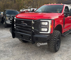 [Scratch & Dent] 23-26 Ford F250/F350 Trail FX Front Diamond Plate Bumper - Black Patch Performance - FX3032A-SAND