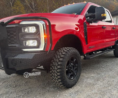 [Scratch & Dent] 23-26 Ford F250/F350 Trail FX Front Diamond Plate Bumper - Black Patch Performance - FX3032A-SAND