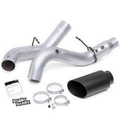 GBE Monster Exhaust Black Tip - Exhaust, Mufflers & Tips from Black Patch Performance