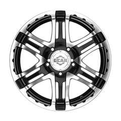 713MB-6808400 16X8 6X5.50 (+00) G/A 713MB Double Pump (HB 107.95) - Black Patch Performance - GEAR713MB6808400