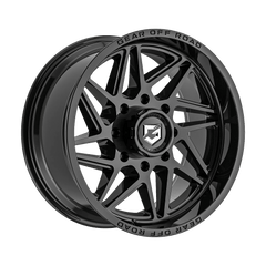 761B-2106819 20X10 6X135 / 6X5.50 (-19) G/A 761B (HB 106.2) - Black Patch Performance - GEAR761B2106819
