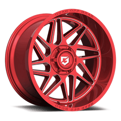 761RM-2108119 20X10 8X6.50 (-19) G/A 761RM (HB 125.2) - Black Patch Performance - GEAR761RM2108119