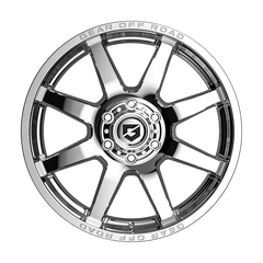 762C-8908318 18X9 6X5.50 (+18) G/A 762C Pivot (HB 106.2) - Black Patch Performance - GEAR762C8908318